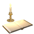 Animated prayer book graphic